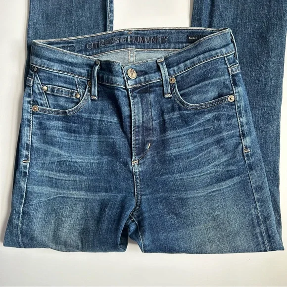 Citizens of Humanity Rocket Jeans Women’s Size 26 Blue - Picture 2 of 8